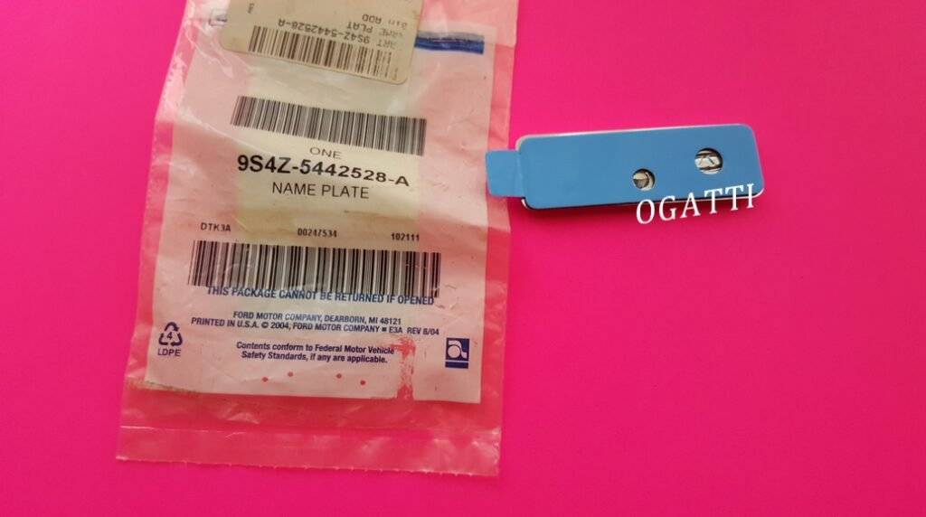 Brand New OEM NAME PLATE 9S4Z-5442528-A |5442528| - Imagen 2