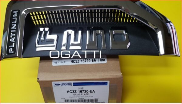 Brand New OEM NAMEPLATE FOR FENDER F250 PLATINUM VERSION 2016-2022 HC3Z-16720-EA RH PASSENGER SIDE  