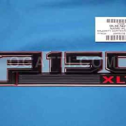 BRAND NEW OEM FENDER EMBLEM 2015-2017 FORD F150 XLT RED PASSENGER SIDE GL3Z-16720-C