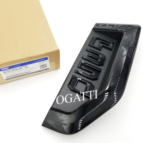 BRAND NEW OEM NAMEPLATE FOR FENDER F350 LARIAT VERSION AGATE BLACK SPORT PACKAGE 2016-2022 KC3Z-16720-AC RH PASSENGER  SIDE