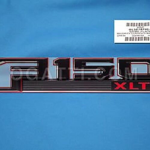 BRAND NEW OEM FENDER EMBLEM 2015-2017 FORD F150 XLT RED DRIVER SIDE LH GL3Z-16720-D