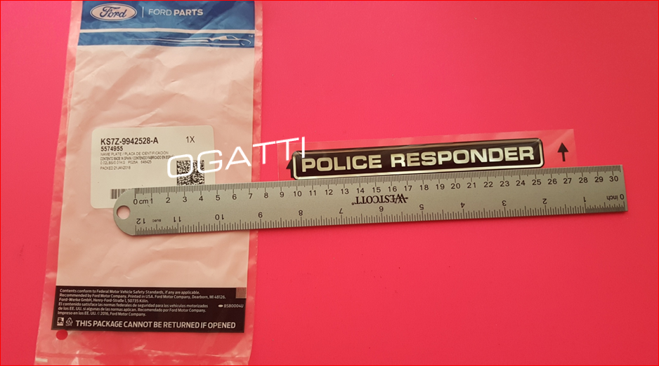 Brand New OEM NAME PLATE KS7Z-9942528-A |9942528| - Image 3