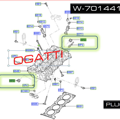 Brand New OEM PLUG – WATER JACKET W701441-S300 |W701441|