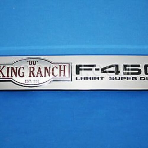 BRAND NEW OEM NAMEPLATE FOR FENDER F450 LARIAT KING RANCH VERSION DRIVER SIDE – PASSENGER SIDE 2006-2010 8C3Z-16720-S