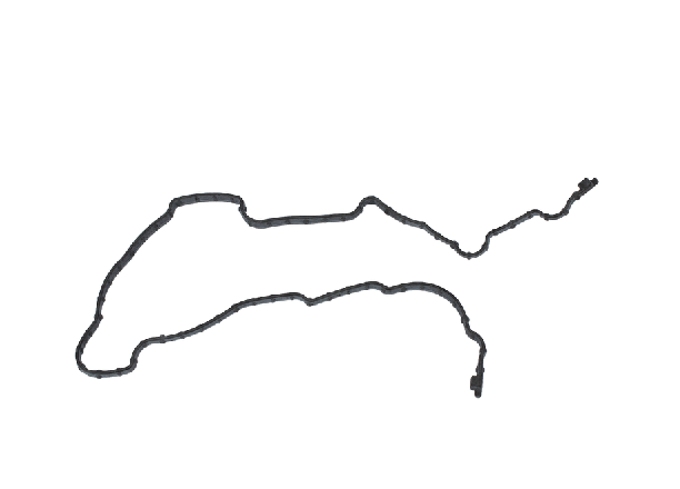 Brand New OEM Valve Cover Gasket Center E-150-450|F-250-450 |F-150 6.2L V8 2V DOHC AL3Z-6020-A - Image 4