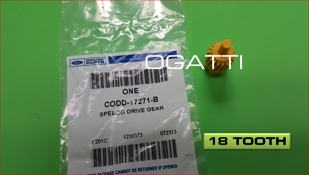 BRAND NEW FORD OEM TRANSMISSION SPEEDOMETER DRIVEN GEAR 18 TOOTH Color YELLOW CODD-17271-B and C1DZ-17292-A OG-17271Y-1 - Image 4