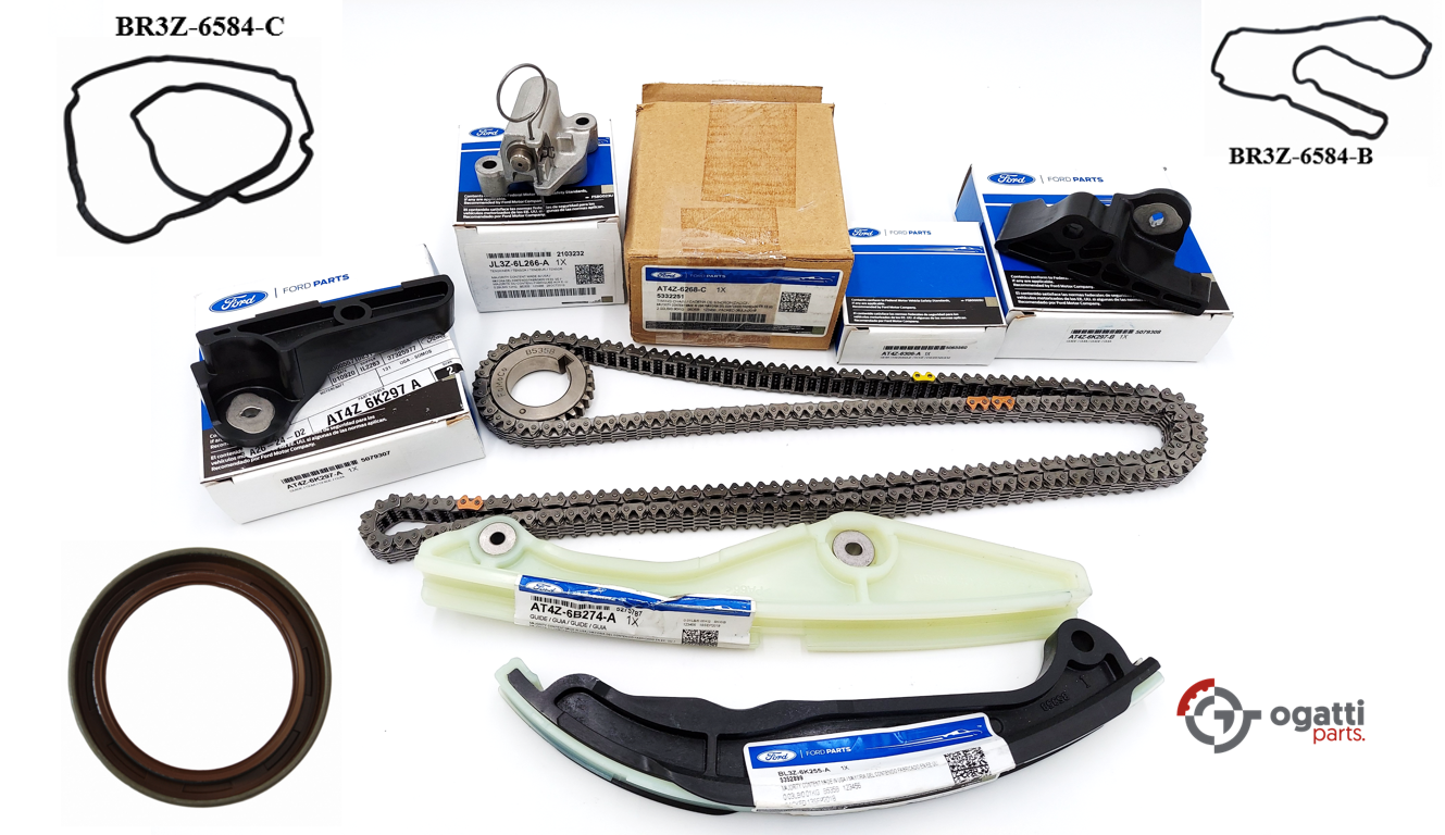 Brand New OEM Timing Chain Kit 3.5L DOHC VCT, 10 Pieces, Engine Repair Kit (OG-60-3.5L-10-1) - Image 2