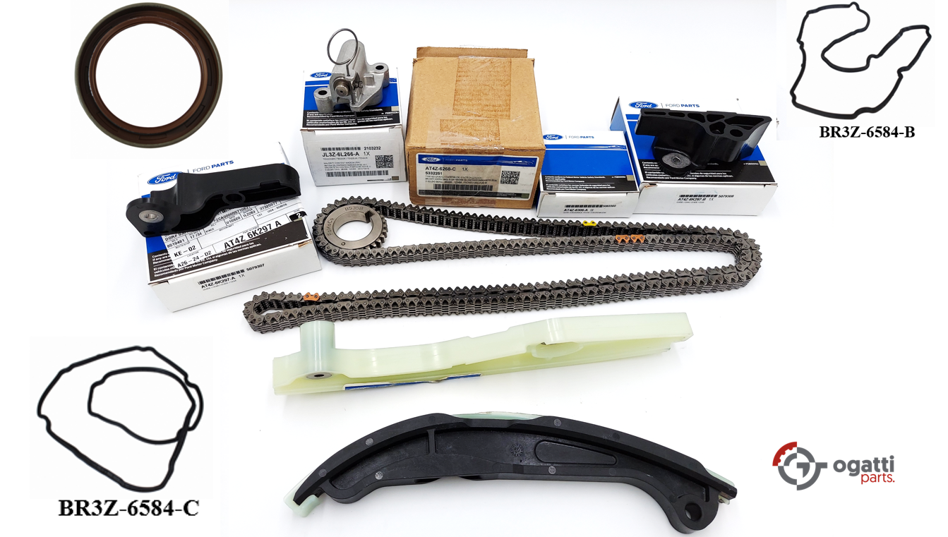 Brand New OEM Timing Chain Kit 3.5L DOHC VCT, 10 Pieces, Engine Repair Kit (OG-60-3.5L-10-1) - Image 3