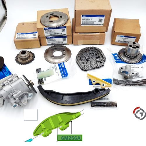 Brand New OEM Timing Chain Kit 3.2L Diesel Power Stroke 5 Cyl, Set 12 Pieces, Engine Repair Kit (OG-60-3.2L-12-1)