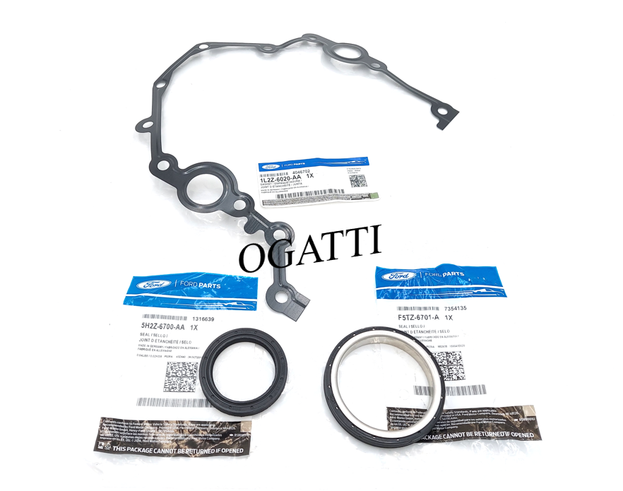 Brand New OEM Seal Crankshasft Oil and Gasket 4.0L, 3 Pieces Engine Repair Kit (OG-60-4.0L-3-5)