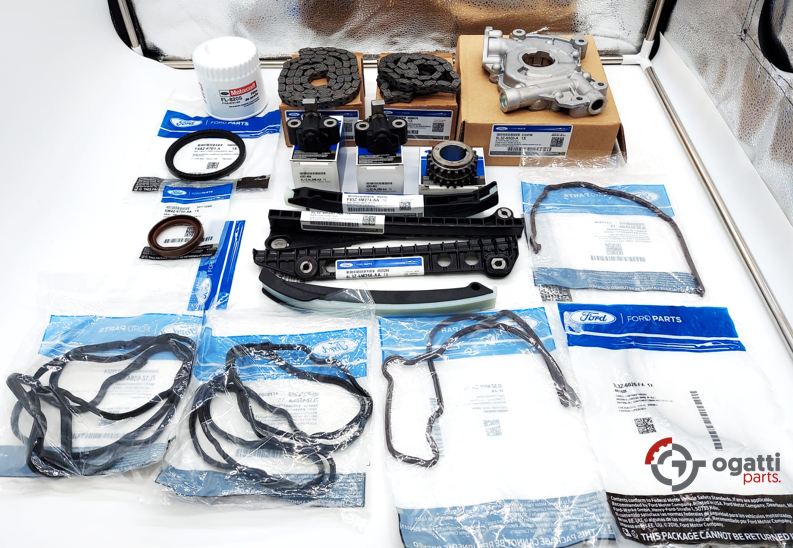 Brand New OEM Timing Chain Guides 5.4L V8, 18-3 Pieces, Engine Repair Kit Explorer|F-150|Expedition|F-250-350 2004-2010 (OG-60-5.4L-18-3)