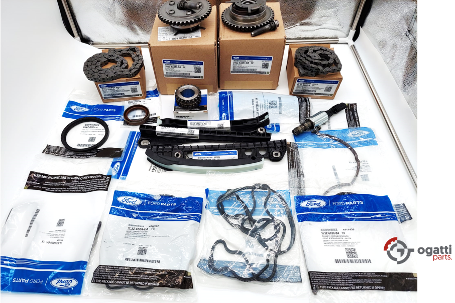 Brand New OEM Timing Chain Guides 5.4L V8, 18-4 Pieces, Engine Repair Kit Explorer|F-150|Expedition|F-250-350 2004-2010 (OG-60-5.4L-18-4)
