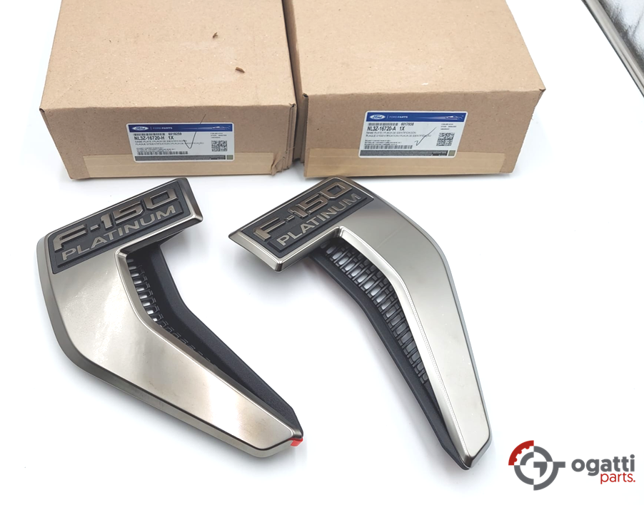 Brand New OEM Emblem fender F-150 Platinum Version 2021 PASSENGER SIDE RH NL3Z-16720-A NL3Z-16720-H | (OG-F150-PLATINUM BLACK-1) - Image 3