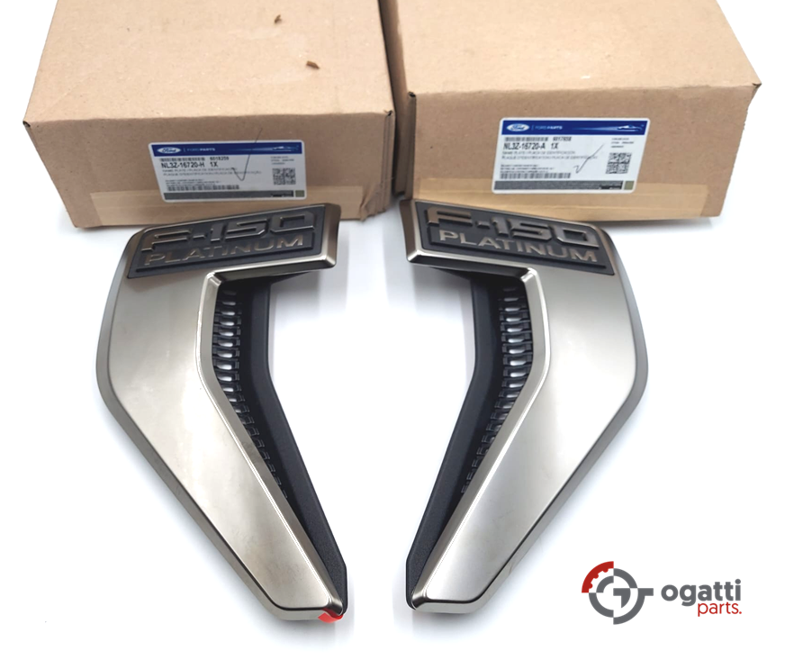 Brand New OEM Emblem fender F-150 Platinum Version 2021 PASSENGER SIDE RH NL3Z-16720-A NL3Z-16720-H | (OG-F150-PLATINUM BLACK-1) - Image 6