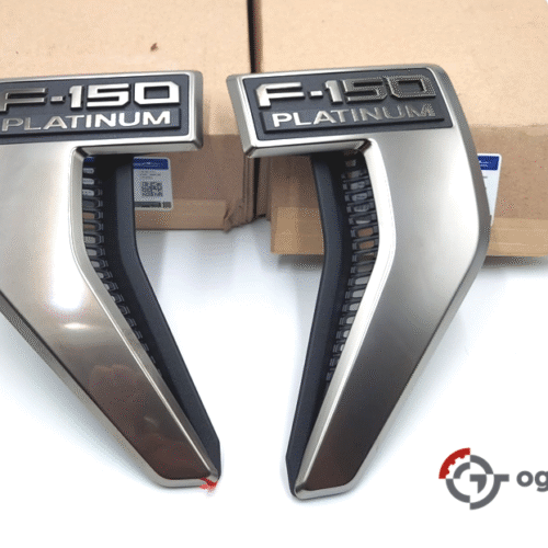 Brand New OEM Emblem fender F-150 Platinum Version 2021 PASSENGER SIDE RH NL3Z-16720-A NL3Z-16720-H | (OG-F150-PLATINUM BLACK-1)