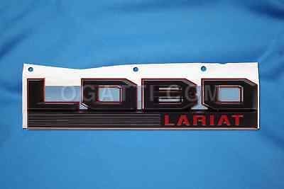 BRAND NEW OEM FENDER EMBLEM 2015-2017 FORD F150 LOBO LARIAT RED LH DRIVER SIDE GL3Z-16720-H - Image 2