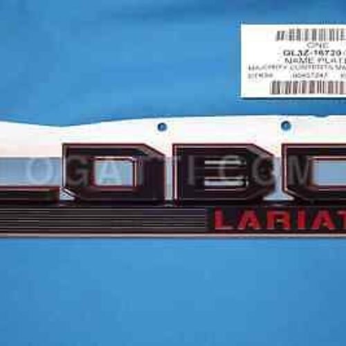 BRAND NEW OEM FENDER EMBLEM 2015-2017 FORD F150 LOBO LARIAT RED LH DRIVER SIDE GL3Z-16720-H