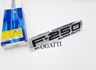 BRAND NEW OEM NAMEPLATE FOR FENDER F250 XL VERSION 2006-2010 8C3Z-16720-A RH PASSENGER SIDE OR LH DRIVER SIDE