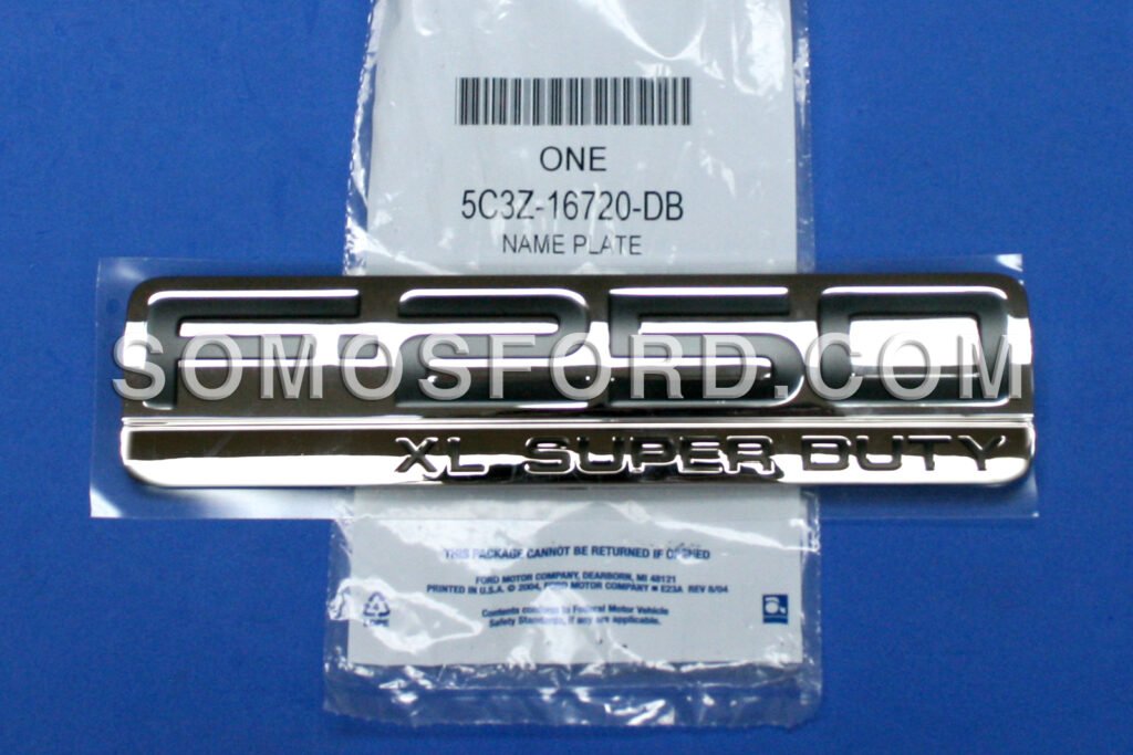 BRAND NEW OEM NAMEPLATE FOR FENDER F250 XL VERSION 2004-2010 5C3Z-16720-DB RH PASSENGER SIDE  OR DRIVER SIDE - Imagen 3