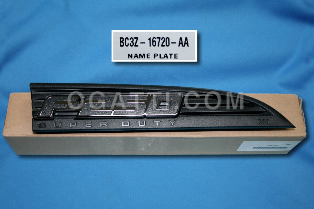 BRAND NEW OEM NAMEPLATE FOR FENDER F250 XL VERSION 2010-2016 CC3Z-16720-DA RH PASSENGER SIDE - Imagen 3