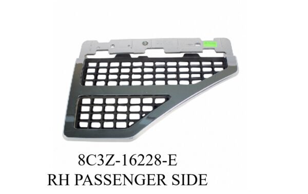 BRAND NEW OEM NAMEPLATE VENT CHROME FOR FENDER F250-350-450-550 VERSION 2006-2010 8C3Z-16228-E RH PASSENGER SIDE