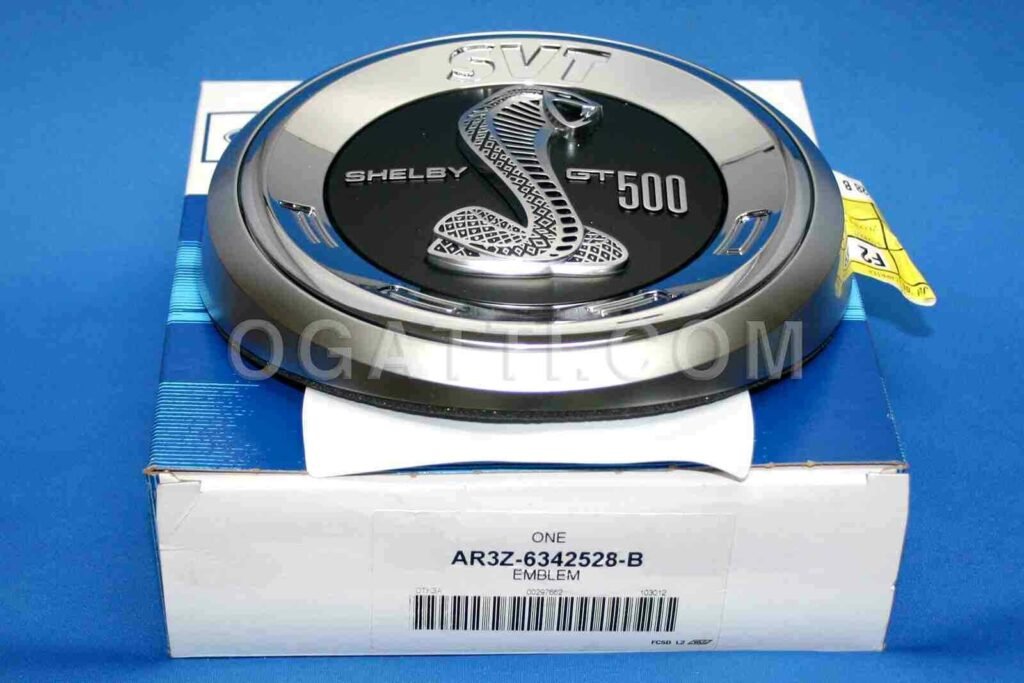 BRAND NEW OEM FORD REAR Declid Faux Gas Cap Emblem  Rear MUSTANG SHELBY 2009-2014 AR3Z-6342528-B - Imagen 3