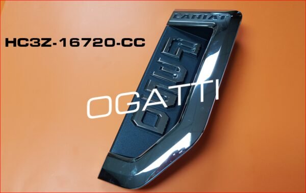 BRAND NEW OEM NAMEPLATE FOR FENDER F-350 LARIAT VERSION 2016-2022 PASSENGER SIDE RH HC3Z-16720-CC