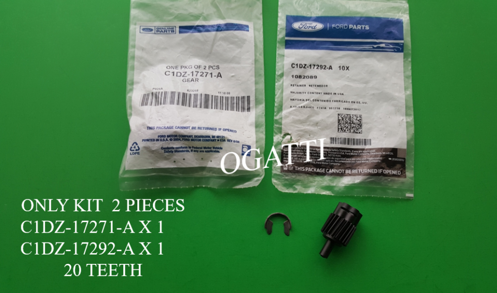 BRAND NEW FORD OEM TRANSMISSION SPEEDOMETER DRIVEN GEAR  20 TOOTH Color Black SET C1DZ-17271-A - Imagen 3