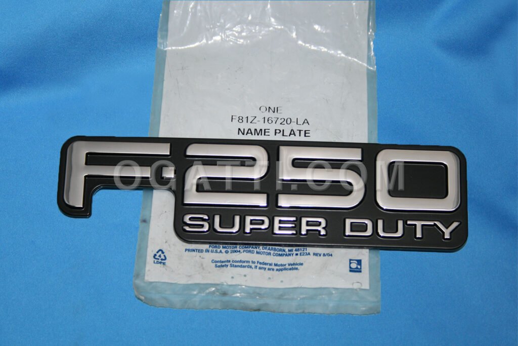 BRAND NEW OEM NAMEPLATE FOR FENDER F250  1999-2004 F81Z-16720-LA RH PASSENGER SIDE OR LH DRIVER SIDE - Imagen 2