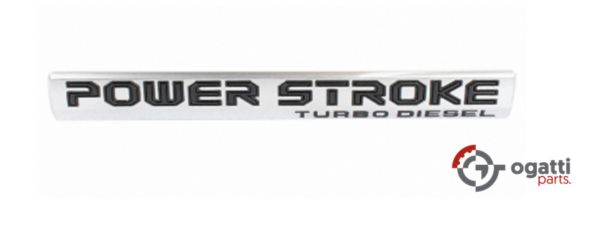 BRAND NEW OEM POWER STROKE NAMEPLATE ON DOOR F250, F-350, F-450, F-550 ALL VERSION 2016-2022 HC3Z-9942528-E RH Passenger Side