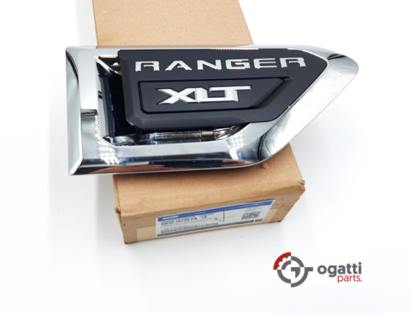 BRAND NEW OEM VENT EMBLEM FOR RANGER XLT IN CHROME 2019-2020 PASSENGER SIDE RH FOR FENDER KB3Z-16720-FA