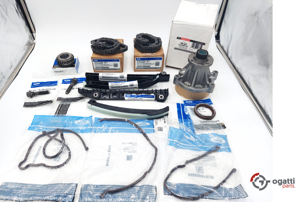 Brand New OEM Timing Chain Guides 5.4L V8, 14 Pieces, Engine Repair Kit Explorer|F-150|Expedition|F-250-350 2004-2010  (OG-60-5.4L-14-3) - Imagen 2