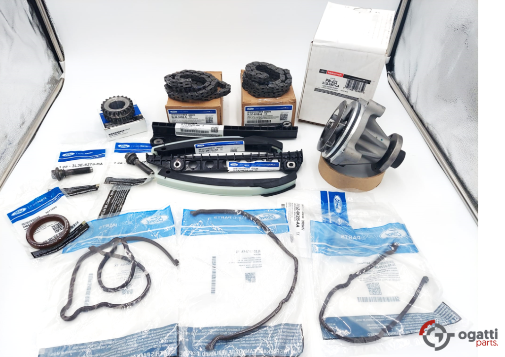 Brand New OEM Timing Chain Guides 5.4L V8, 14 Pieces, Engine Repair Kit Explorer|F-150|Expedition|F-250-350 2004-2010  (OG-60-5.4L-14-3) - Imagen 4
