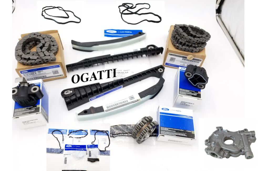 Brand New OEM Timing Chain Guides 5.4L V8, 17 Pieces, Engine Repair Kit Explorer|F-150|Expedition|F-250-350 2004-2010  (OG-60-5.4L-17-1) - Imagen 4