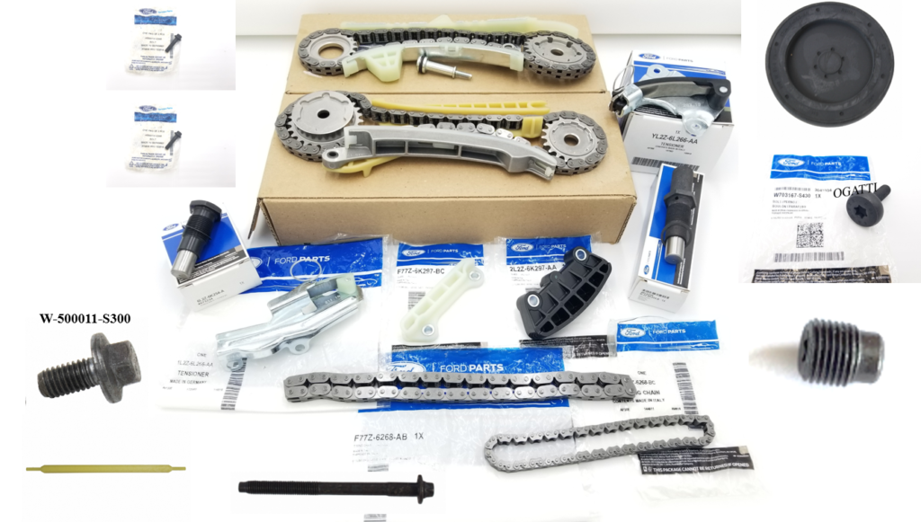 Brand New OEM Timing Chain 4.0L, 20 Pieces Engine Repair Kit (OG-60-4.0L-20-1) - Imagen 2