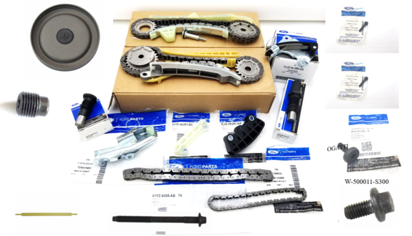 Brand New OEM Timing Chain 4.0L, 20 Pieces Engine Repair Kit (OG-60-4.0L-20-1)