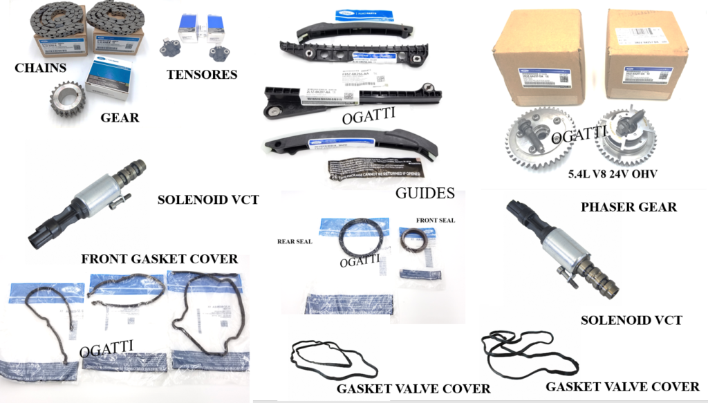Brand New OEM Timing Chain Guides 5.4L V8, 20 Pieces, Engine Repair Kit (OG-60-5.4L-20-1) - Imagen 3