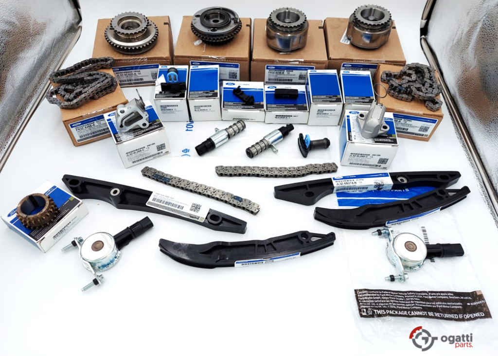Brand New OEM Timing Chain Kit 5.0L COYOTE 32V DOHC, 2017-2020 23 Pieces, Engine Repair Kit (OG-60-5.0L-23-2) - Imagen 2