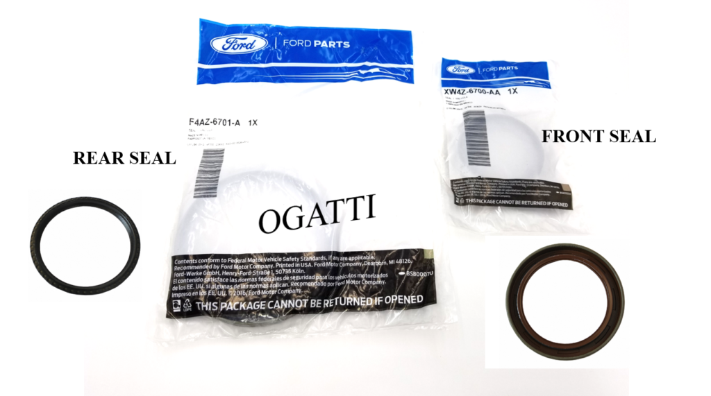 Brand New OEM Seal - Crankshaft Oil 5.4L V8, 2 Pieces Engine Repair Kit (OG-60-5.4L-2-9) - Imagen 6