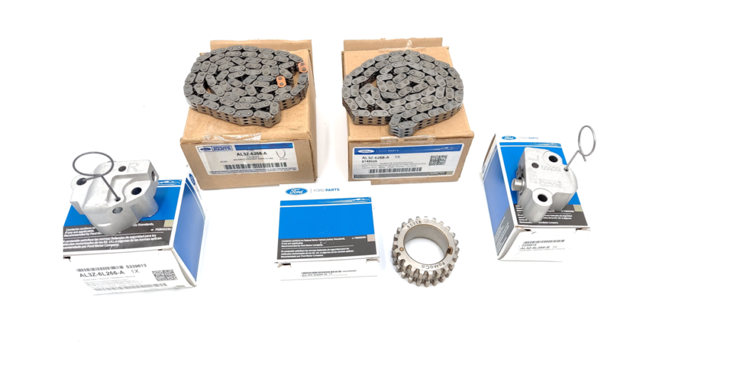 Brand New OEM Timing Chain, Gear and Tensioners 6.2L V8 2V DOHC, 5 Pieces, Engine Repair Kit (OG-60-6.2L-5) - Imagen 2