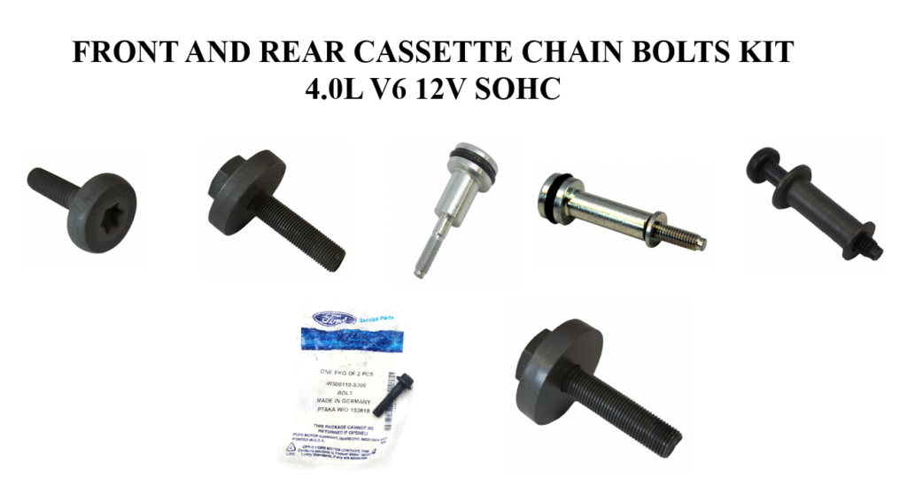 Brand New OEM Bolts Timing Chain Cassette 4.0L, 7 Pieces Engine Repair Kit (OG-60-4.0L-7-2) - Imagen 4
