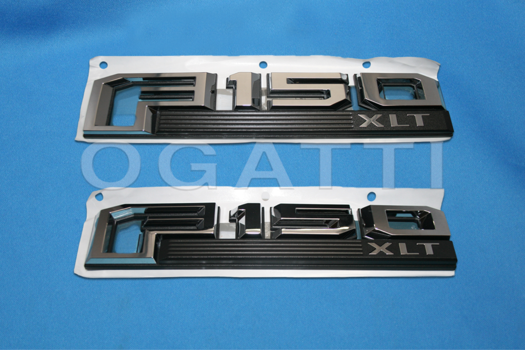Brand New OEM NAME PLATE F-150 XLT 2014-2017 KIT RH-LH (OG-F150-2017-2-2) - Imagen 2