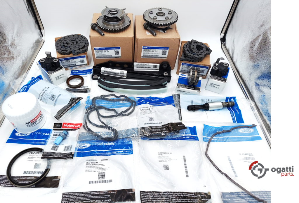 Brand New OEM Timing Chain Guides 5.4L V8, 22 Pieces, Engine Repair Kit Explorer|F-150|Expedition|F-250-350 2004-2010 (OGTT-60-5.4L-22-1) - Imagen 3