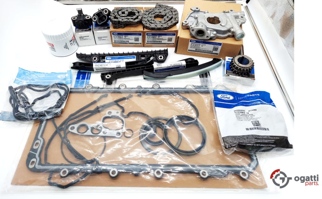 Brand New OEM Timing Chain Guides 5.4L V8, 14-4 Pieces, Engine Repair Kit Explorer|F-150|Expedition|F-250-350 2004-2010 (OG-60-5.4L-14-4) - Imagen 2