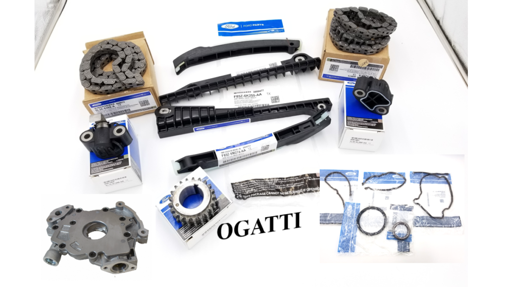 Brand New OEM Timing Chain Guides 5.4L V8, 15 Pieces, Engine Repair Kit Explorer|F-150|Expedition|F-250-350 2004-2010 (OG-60-5.4L-15-1) - Imagen 5