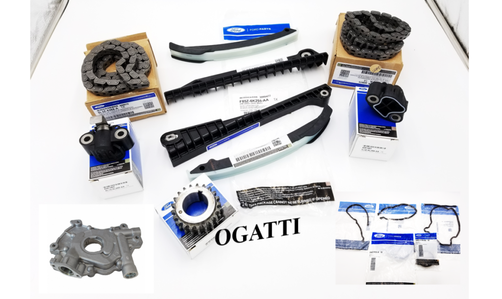 Brand New OEM Timing Chain Guides 5.4L V8, 15 Pieces, Engine Repair Kit Explorer|F-150|Expedition|F-250-350 2004-2010 (OG-60-5.4L-15-1) - Imagen 6