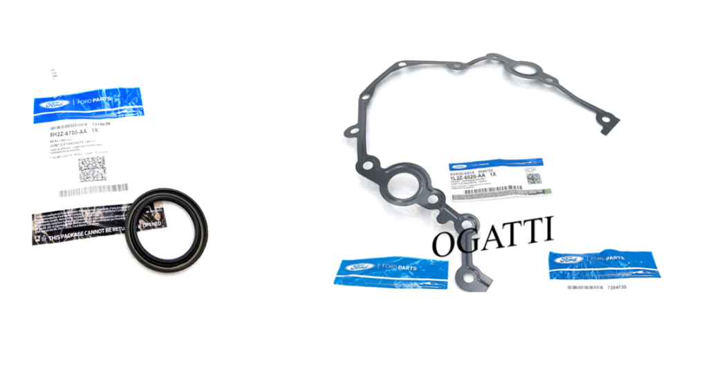 Brand New OEM Seal Crankshasft Oil Front and Gasket 4.0L, 2 Pieces Engine Repair Kit (OG-60-4.0L-2-10) - Imagen 3