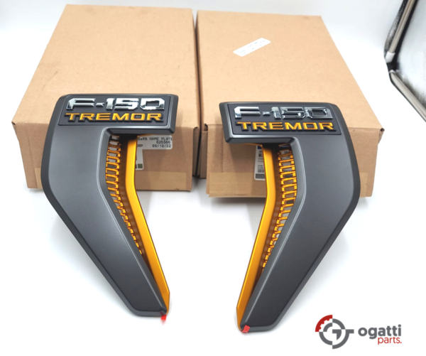 Brand New OEM Emblem fender F-150 TREMOR Version 2021 PASSENGER SIDE RH ML3Z-16720-RA |RB (OG-F150-TREMOR-1)