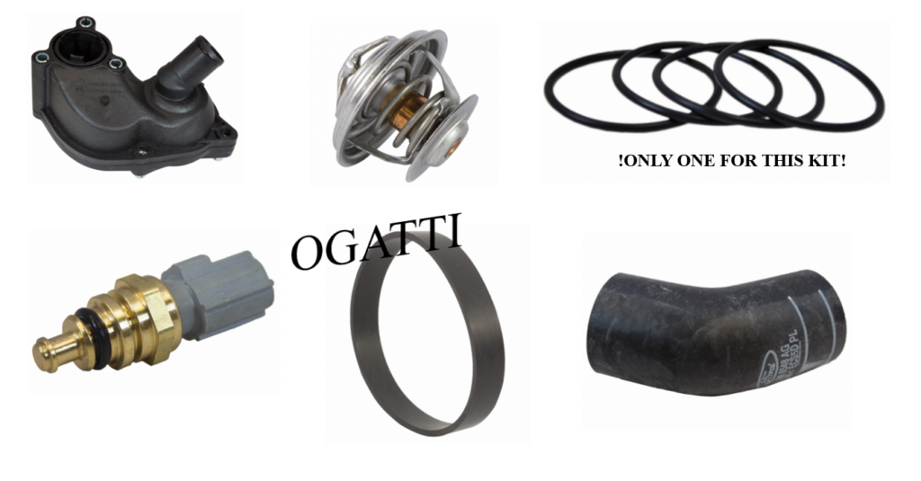Brand New OEM Cooling Systems Thermostat, Base, Sensor 4.0L, 6 Pieces Repair Kit (OG-80-4.0L-6-1) - Imagen 2