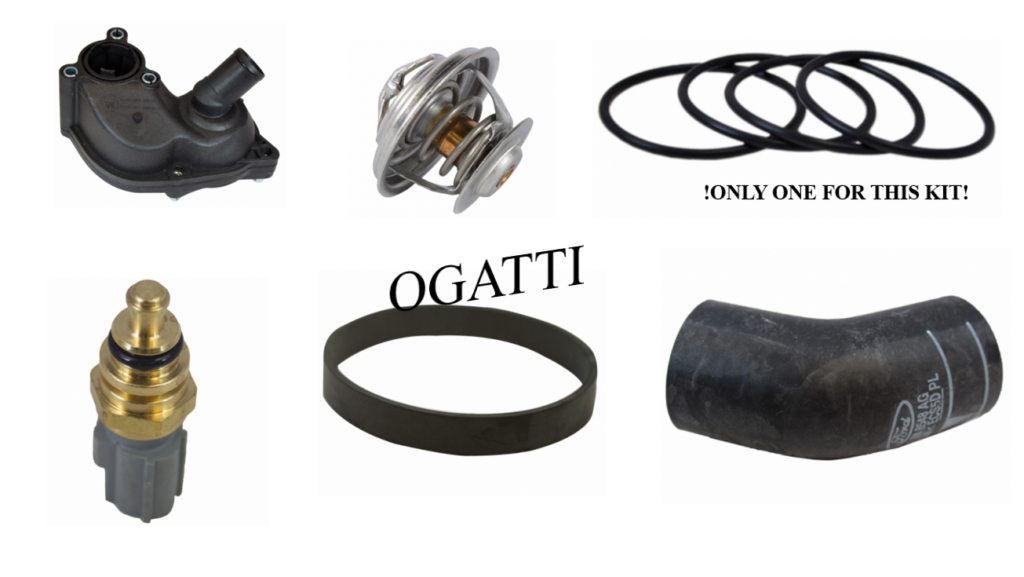 Brand New OEM Cooling Systems Thermostat, Base, Sensor 4.0L, 6 Pieces Repair Kit (OG-80-4.0L-6-1) - Imagen 5
